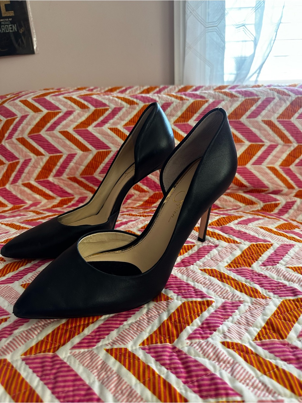 Jessica Simpson black heels